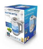 Esperanza EKK025W Electric kettle 1.7 L White  Multicolor 1500 W - imagine 3