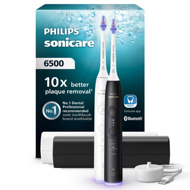 Philips Series 6500 HX7419/01 Rechargeable Sonic Electric Toothbrush - imagine 3
