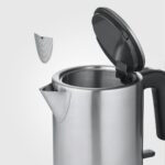 Severin WK 3489 electric kettle 1 L 2400 W Black  Silver - imagine 3