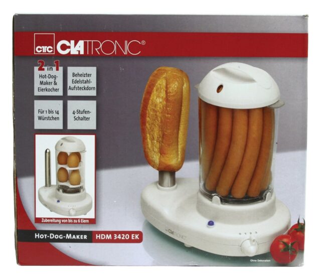 Clatronic HDM 3420 EK Hot dog steamer 350 W White - imagine 4
