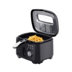 ELDOM Fryer FREET  2.5 L  400 g of fries  temperature regulator  removable oil tank  black - imagine 2