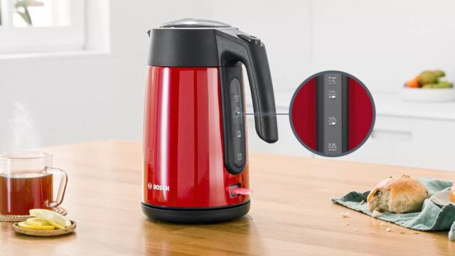 Electric kettle Bosch TWK 7L464  2400 W  1.7 l Red - imagine 10