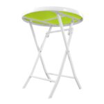 Black Forest Mały zestaw mebli ogrodowych dwa krzesła + stolik biało zielony - imagine 4
