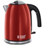 Russell Hobbs 20412-70 electric kettle Black  Red  Stainless steel