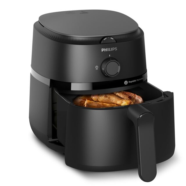 Philips 1000 series NA120/00 fryer Single 4.2 L Stand-alone 1500 W Hot air fryer Black - imagine 10