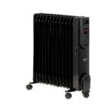 Electric oil heater with remote control CAMRY CR 7814 13 fins  2500 W black - imagine 2