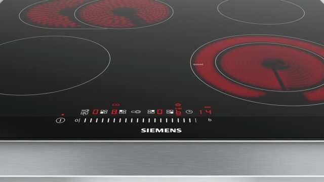 Siemens ET675FNP1E hob Black  Stainless steel Built-in Ceramic 4 zone(s) - imagine 4