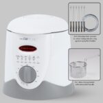 Clatronic FFR 2916 Single 1 L Stand-alone 900 W Deep fryer Grey  White - imagine 6