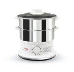 Tefal VC1451 steam cooker 2 basket(s) Freestanding 900 W White  Stainless steel