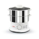 Tefal VC1451 steam cooker 2 basket(s) Freestanding 900 W White  Stainless steel
