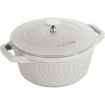 STAUB SPECIAL COCOTTE Round cast iron pot 2.3 ltr  truffle