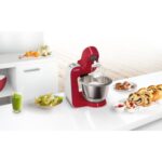 Bosch MUM58720 food processor 1000 W 3.9 L Grey  Red  Stainless steel - imagine 2