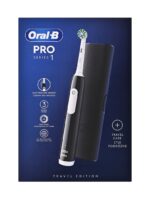 Oral-B PRO Series 1 Adult Rotating-oscillating toothbrush Black - imagine 3