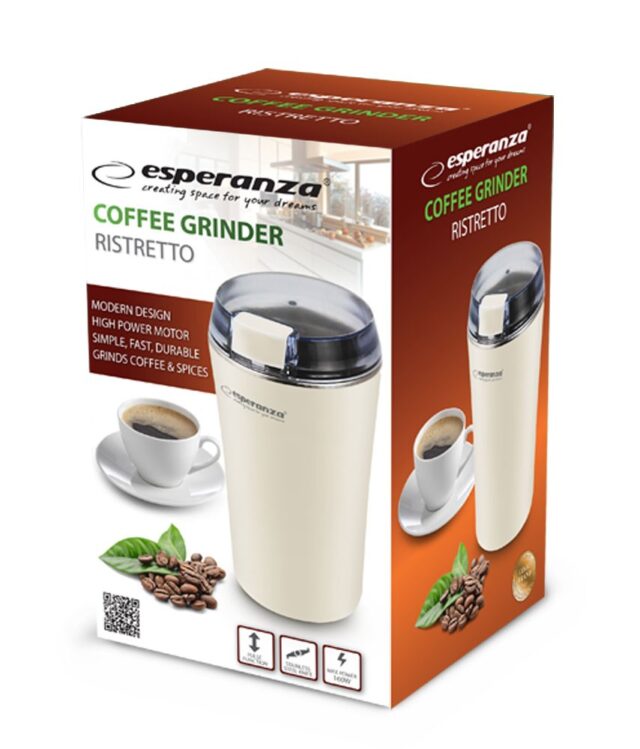 Esperanza EKC008W Coffee Grinder White 160 W - imagine 2