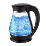 Adler AD 1274 B electric kettle 1.7 L 2200 W Black  Transparent - imagine 2