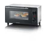 Severin TO 2052 toaster oven 9 L 800 W Black Grill - imagine 6