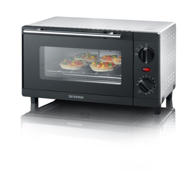 Severin TO 2052 toaster oven 9 L 800 W Black Grill - imagine 6