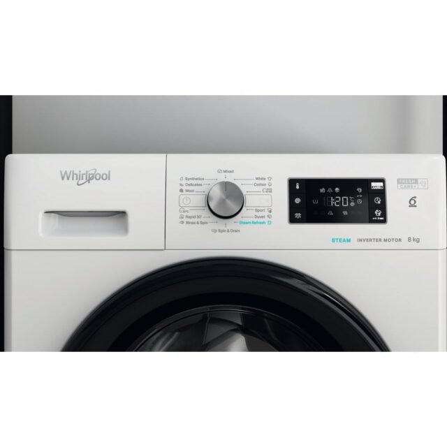 Whirlpool FFB 8458 BV EE washing machine Front-load 8 kg 1400 RPM White - imagine 10