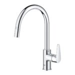 GROHE baucurve 30547000 Single lever kitchen sink mixer Chrome - imagine 3