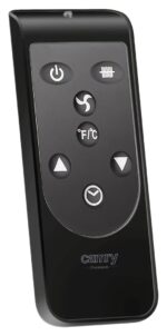 Camry | Convection Fan Heater with Remote Control | CR 7739 | Convection Heater | 2000 W | Number of power levels 3 | Suitable for rooms up to  m2 | White - imagine 2