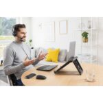 Kensington SmartFit Easy Riser Stand cooling for laptop black - imagine 6