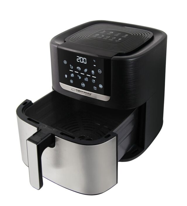 Esperanza EKA004 Non-fat fryer 8L  1700W Inox - imagine 4