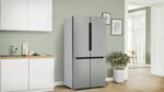 Bosch Serie 4 KFN96VPEA side-by-side refrigerator Freestanding 605 L E Stainless steel - imagine 8