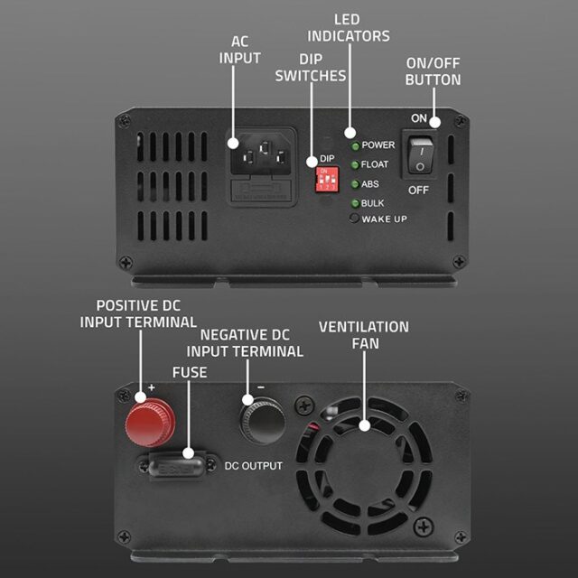 Smart Monolith Charger for LiFePO4 AGM GEL SLA - imagine 5