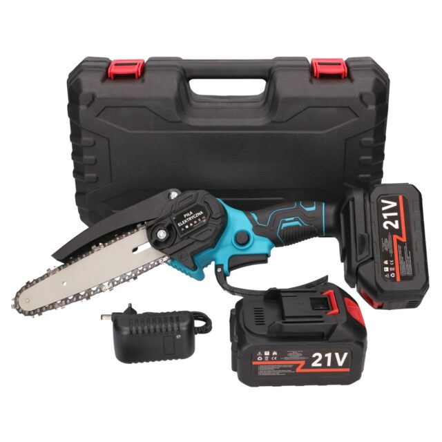 EXTRALINK PIŁA AKUMULATOROWA ŁAŃCUCHOWA DO GAŁĘZI 15 CM 2X AKUMULATOR 21V 2000mAh - imagine 7