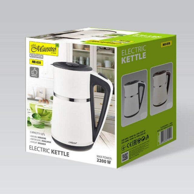 Electric kettleMAESTRO MR-030-WHITE White - imagine 4