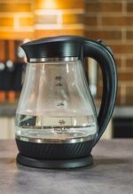 Adler AD 1274 B electric kettle 1.7 L 2200 W Black  Transparent - imagine 6