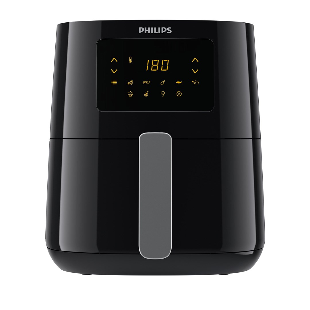 cps-38e977ecb02273d79bcb1800eb8906c1-2026-02-28-15-07-07 Philips Essential HD9252/70 fryer Single 4.1 L Stand-alone 1400 W Hot air fryer Black Silver - imagine 1