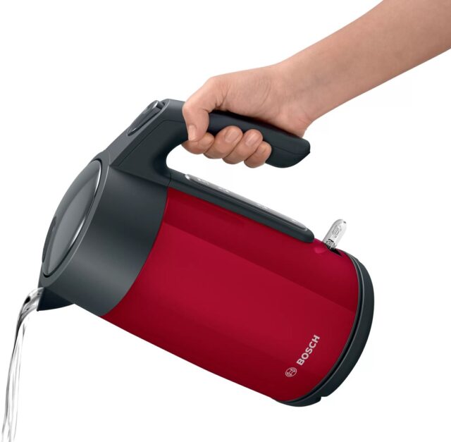 Electric kettle Bosch TWK 7L464  2400 W  1.7 l Red - imagine 7