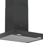Bosch Serie 2 DWB66BC60 cooker hood Wall-mounted Black 621 m3/h B