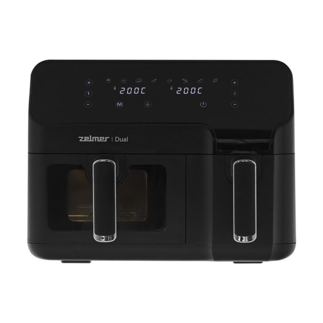 Zelmer ZAF9000 Air Fryer 5.5 l + 3.5 l 2700 W black - imagine 9