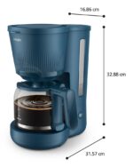 Philips HD7411/70 coffee maker Manual Drip coffee maker 1.38 L - imagine 3