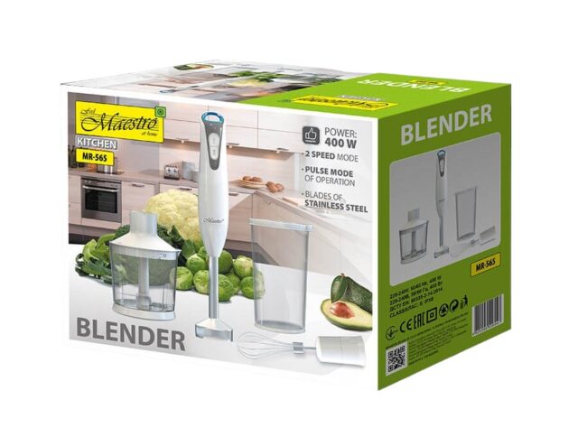 Feel-Maestro MR565 blender 1.5 L Tabletop blender 400 W Grey - imagine 3