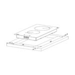 Ceramic hob AKPO PKA 30 830/2 white - imagine 2