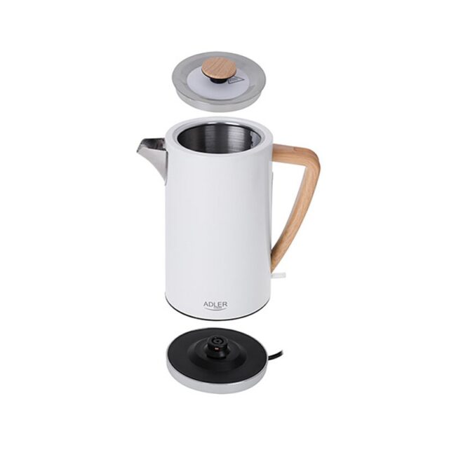 ADLER AD 1347w electric kettle white - imagine 6