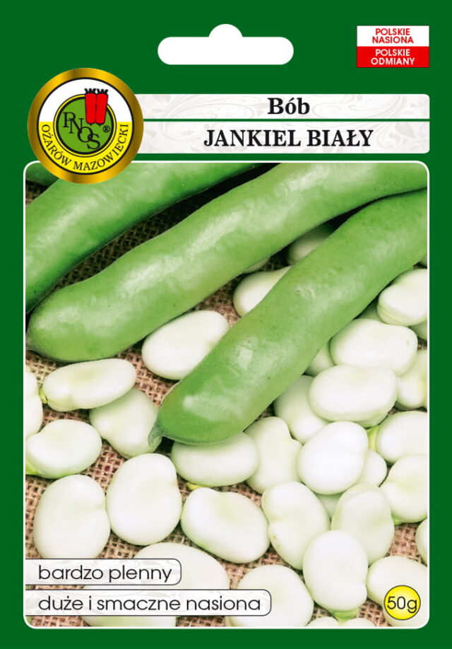 PNOS Nasiona warzyw | Bób Jankiel Biały | Opakowanie 50g - imagine 2