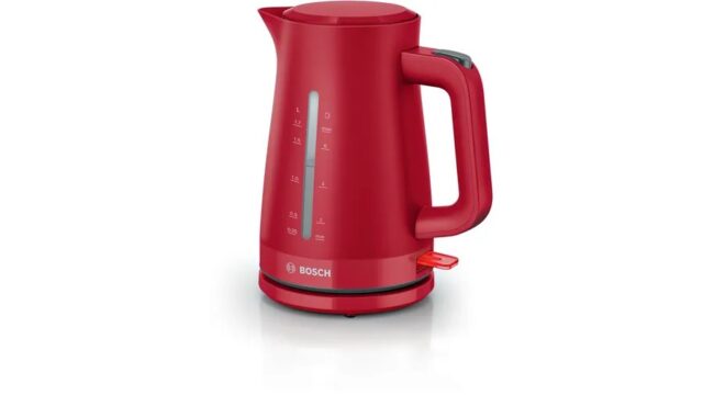 Bosch TWK3M124 electric kettle 1.7 L 2400 W Red - imagine 3
