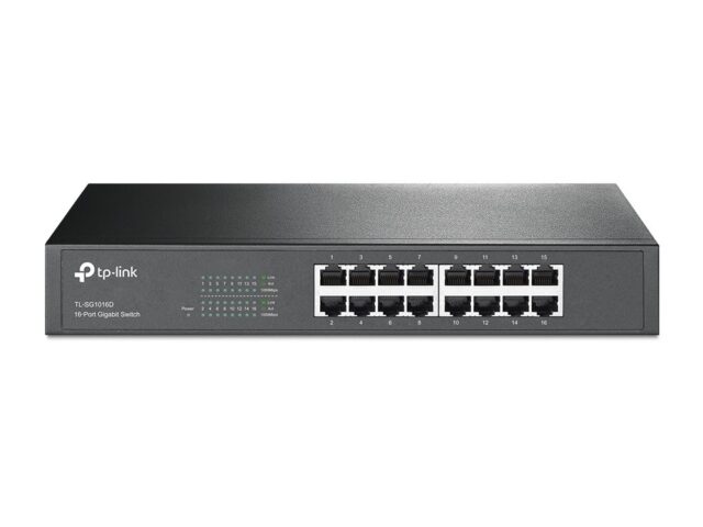 TP-Link TL-SG1016D | Switch | 16x RJ45 1000Mb/s, Rack, Unmanaged - imagine 7