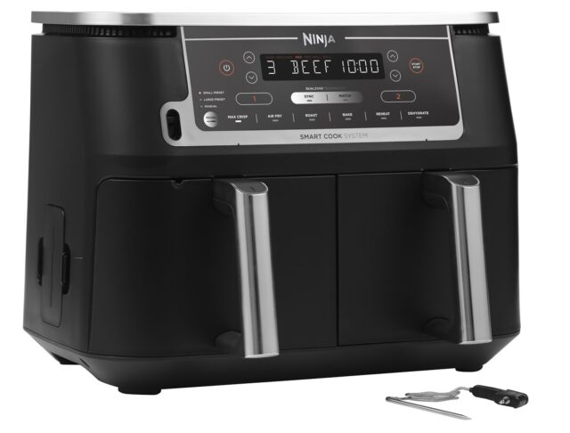 Ninja AF451EU fryer Single 9.5 L 2470 W Hot air fryer Black - imagine 4