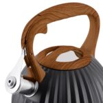PROMIS Kettle 3.0 l  FABIO  black  wooden handle