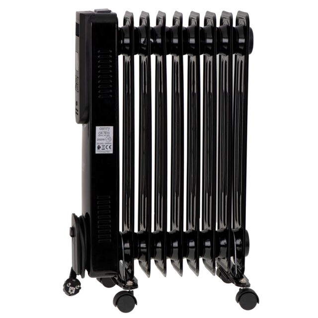 Electric oil heater with remote control CAMRY CR 7810 9 ribs black - imagine 3
