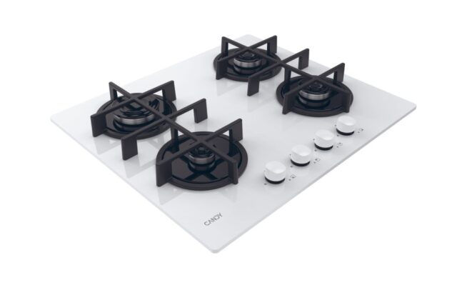 Candy CVG6WW White Built-in 59 cm Gas 4 zone(s) - imagine 3