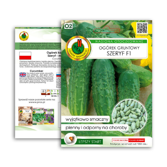 PNOS Nasiona otoczkowane | Ogórek Gruntowy Szeryf F1 | Opakowanie 50szt - imagine 9