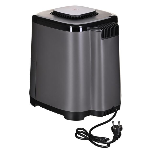 Tefal Easy Fry Silence EY551HE0 fryer Single 5 L Stand-alone Hot air fryer Black  Grey  Stainless steel - imagine 7