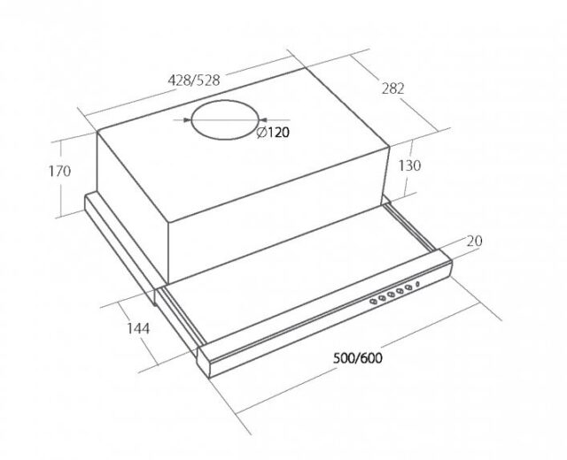 Akpo WK-7 Light Eco 50 Built-under Inox - imagine 8