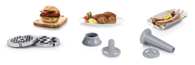 Bosch MFW2520W mincer 1500 W Stainless steel  White - imagine 3